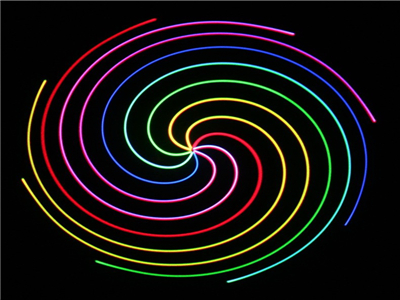Multi color laser show