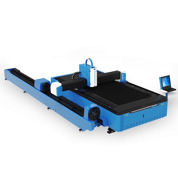Factory Price Metal tube and plate fiber laser cutting machine with rotary device