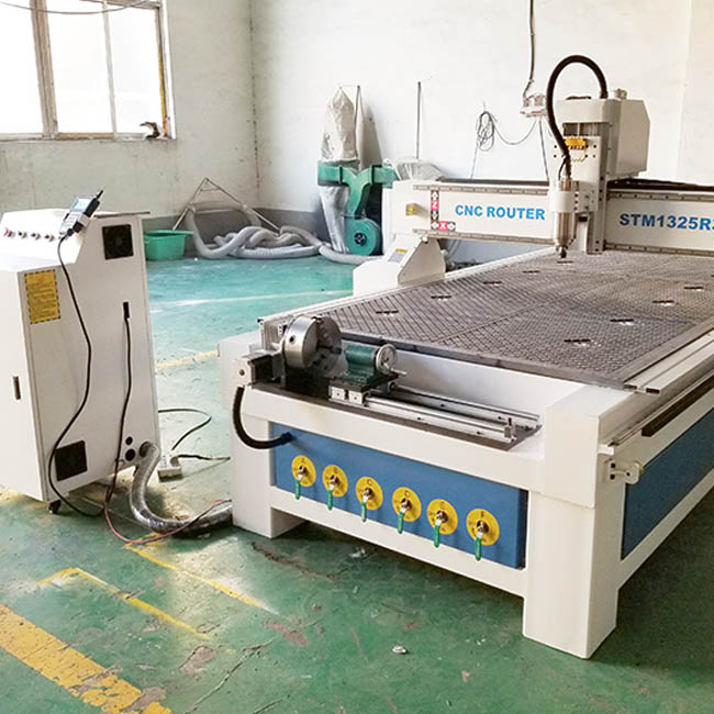 4 Axis CNC Router with 4x8 Rotary Table